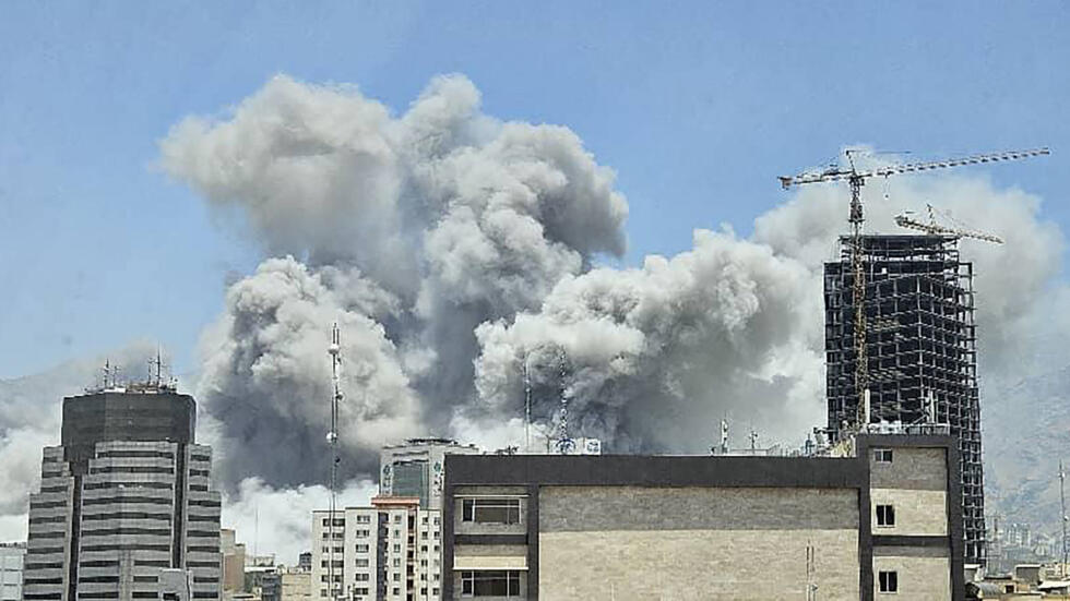 عکس از یکی از حملات اسرائیل به تهران | AFP